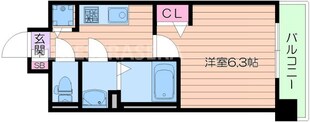 プレサンス梅田東アルファの物件間取画像